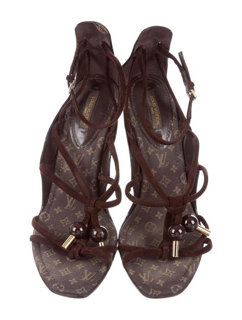 Louis Vuitton strappy sandals